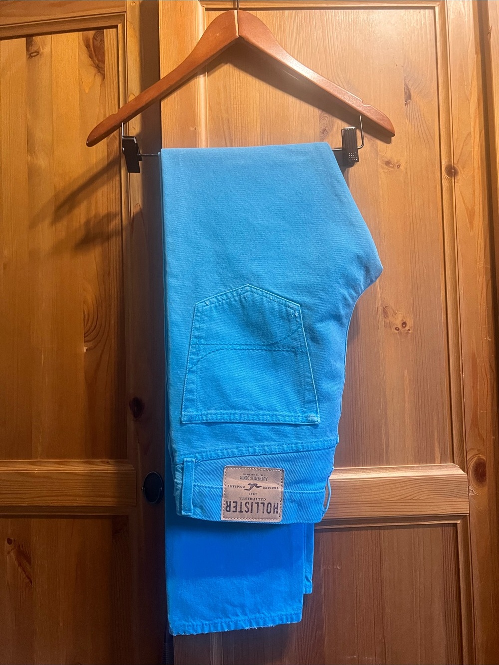 Hollister Turquoise Denim Jeans